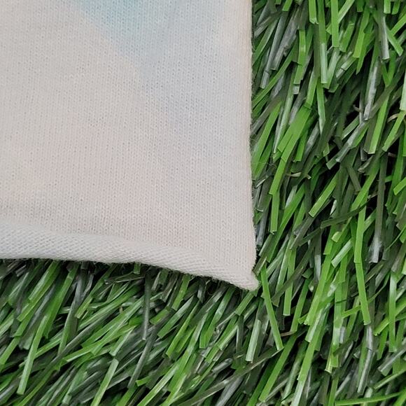 Vintage New-Mexico Crop-Top Shirt Womens Medium 19x18 Blue - Picture 6 of 11